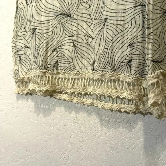 Eberjey 100% Cotton Leaf Print Pajama Pants size S - Picture 3 of 8